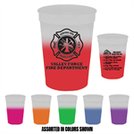 Custom 17 oz. Frosted Mood Cups - Maltese Cross