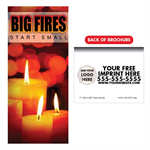 Imprinted Big Fires Start Small Brochure w/ Full Color Logo