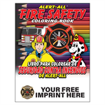 Imprinted Alert-All Bilingual Coloring Book - Full Color Jr FF Maltese