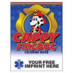Imprinted Cappy Firedog Coloring Activity Book - Full Color Star of Life