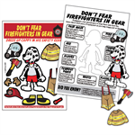 Stock Cappy FireDog - Dress Up Gear Stickers