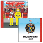 Imprinted Story Book - Cappy & Freddie Firefighter - Autism Awareness Ribbon