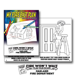 Imp. My Fire Exit Plan Coloring Book w/ 2022 Theme