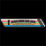 Stock Glow In The Dark Pencil - Close Your Door