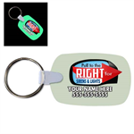 Custom Key Chain w/ Pull To The Right Design - Glow in the Dark