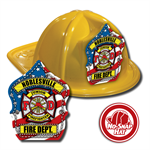 Custom Patriotic Hats in Yellow