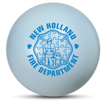 Imprinted Lt. Blue 2.75^ Stress Ball - Autism Awareness Firefighter
