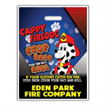 Custom Cappy Firedog 12' x 15^ Full Color Grab Bag