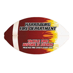 Custom Full Color 6^ Football - Flame