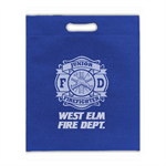 Blue Glow In the Dark Non-Woven 13^ x 15^ Bags