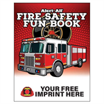 Imprinted Fire Safety Fun Book - Full Color Fire Truck