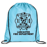 Imp. Cinch Backpack - Light Blue - Autism Awareness Ribbon Logo