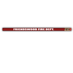 Imprinted Red Economy Pencil