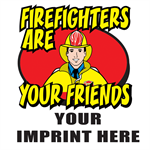 Custom Freddie Firefighter Temporary Tattoo