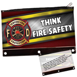 Stock Fire Safety Pencil Bag