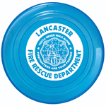 Imprinted Translucent Blue 9^ Flyer - Autism Awareness Firefighter