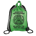 Lime Jr. FF Maltese Reflect Drawstring Backpack