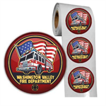 Custom Roll Sticker-Full Color- 2^ Circle Cut